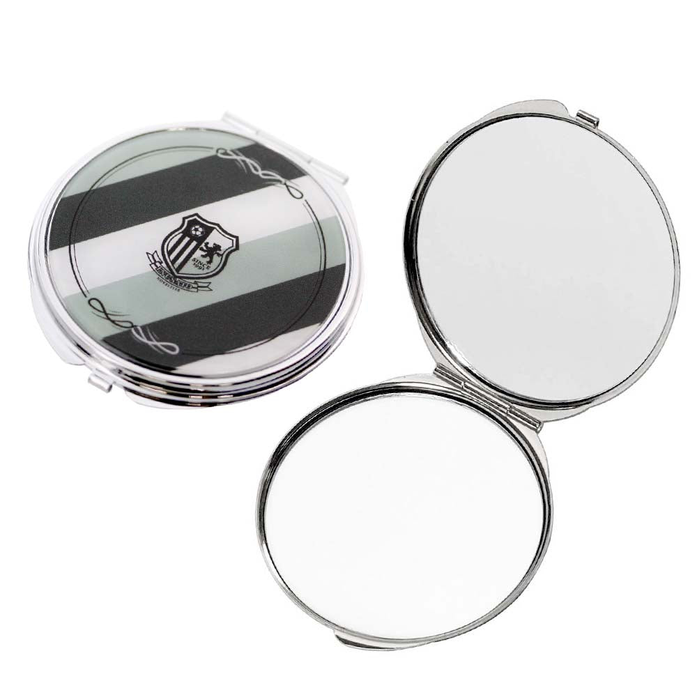 コンパクトミラー スチール 丸型φ73mm シルバー
