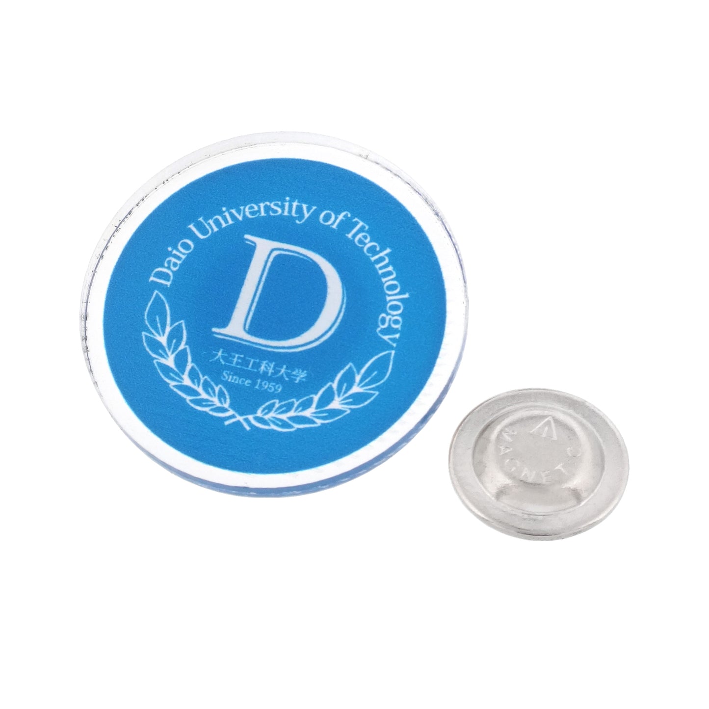 アクリルマグネットバッジ 丸型 φ25mm
