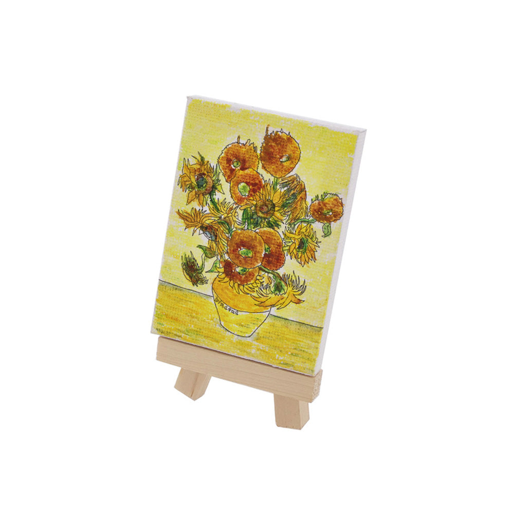 ミニキャンバス 50×70mm イーゼルセット