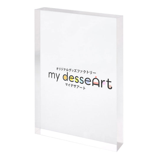 アクリルフォトキューブ 長方形 はがきサイズ 100×148×20mm クリア