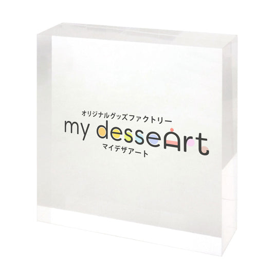 アクリルフォトキューブ 90×90×20mm クリア