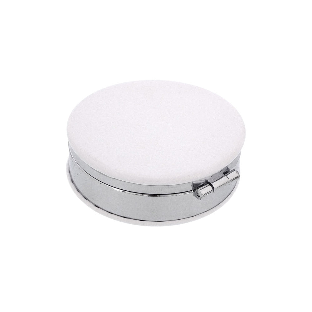 合皮コンパクトピルケース マカロン 丸型φ62mm 両面プリント