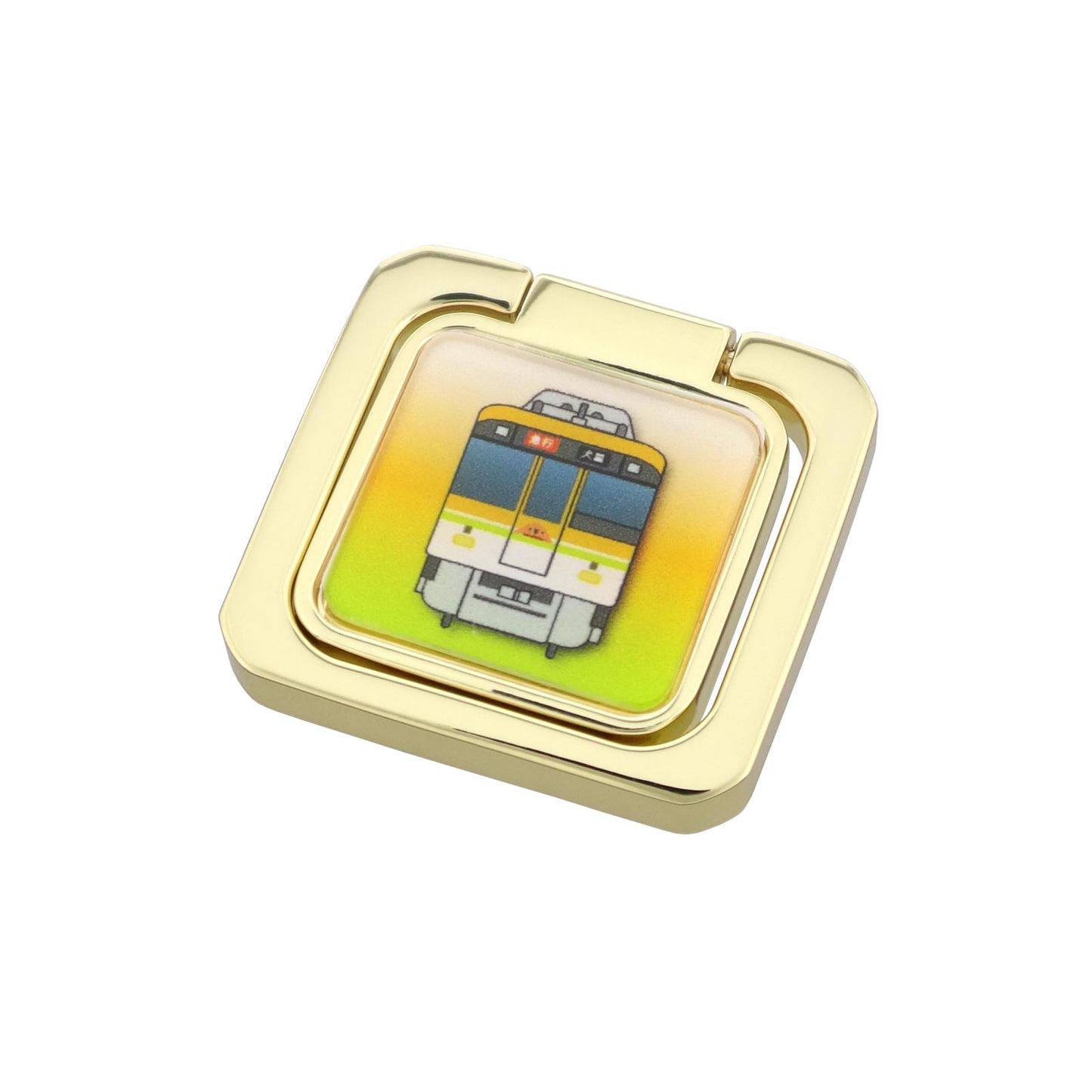 ダイキャスト スマホスタンドリング 角型 ゴールド