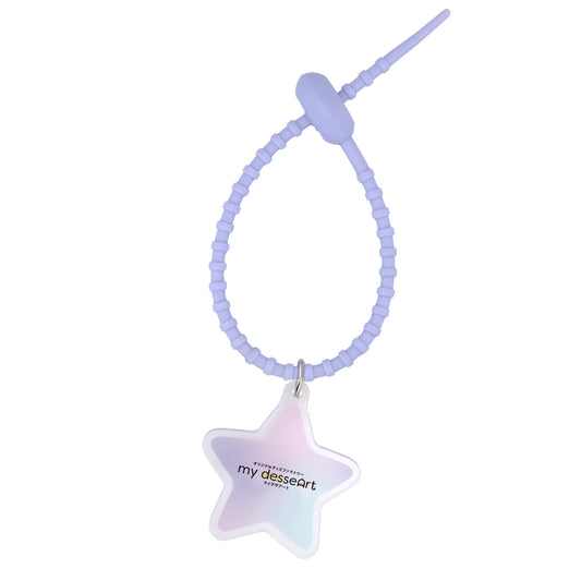 【フリーカット】カラーループ 楕円型 アクリル1個付 50mm