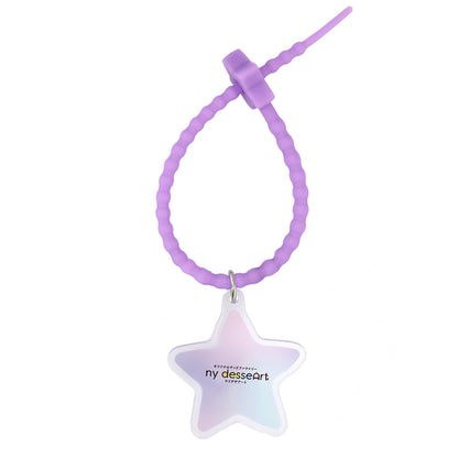 【フリーカット】カラーループ 星型 アクリル1個付 50mm