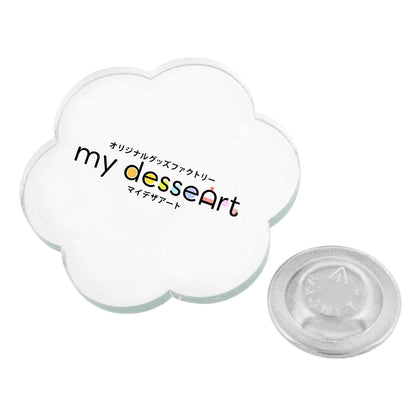 【フリーカット】アクリルマグネットバッジ 30mm