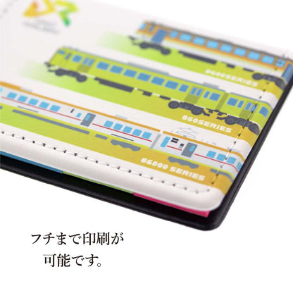 合皮レザー ミニ付箋ブック 両面プリント