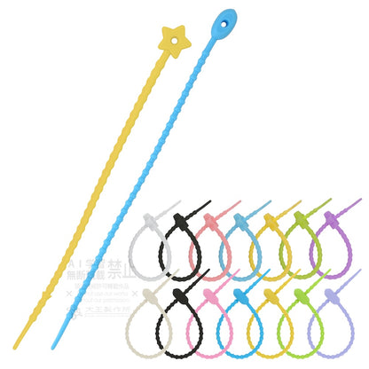 【フリーカット】カラーループ 楕円型 アクリル2個付 50mm