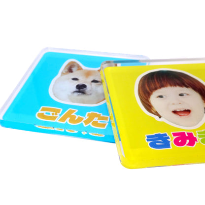 厚口アクリルマグネット 正方形 65mm