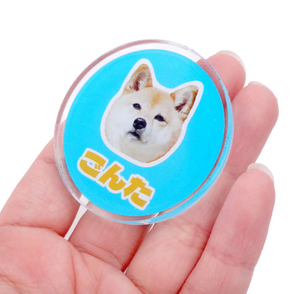 厚口アクリルマグネット 丸型 φ50mm