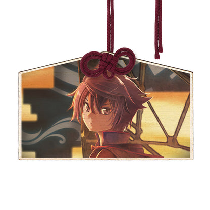 絵馬(大) 桐 めがね結び