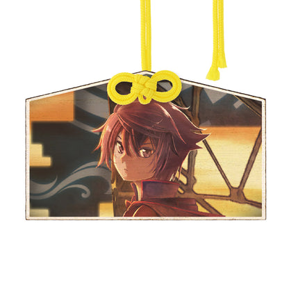 絵馬(大) 桐 めがね結び