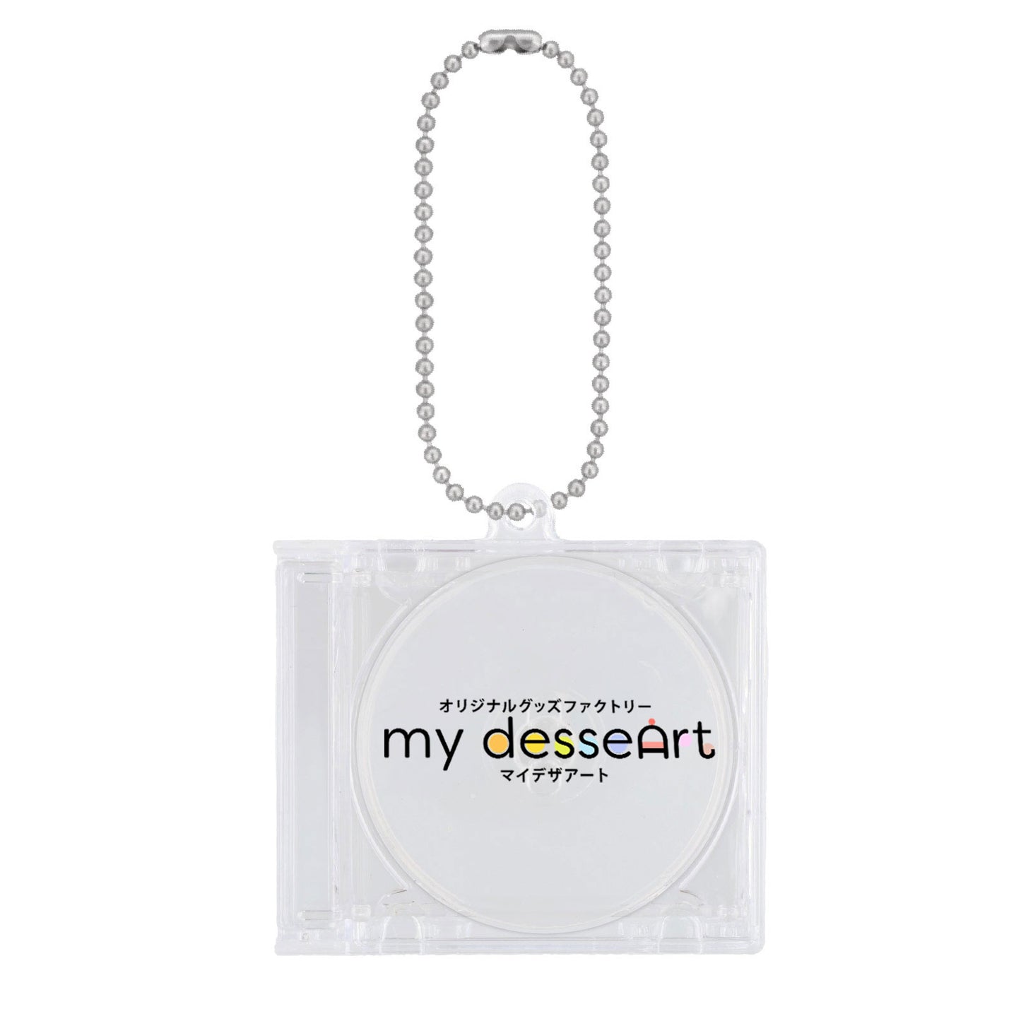 ミニCDケースキーホルダー CD表面・ケース表面プリント