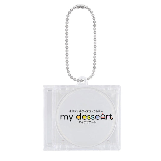 ミニCDケースキーホルダー CD表面・ケース表面プリント