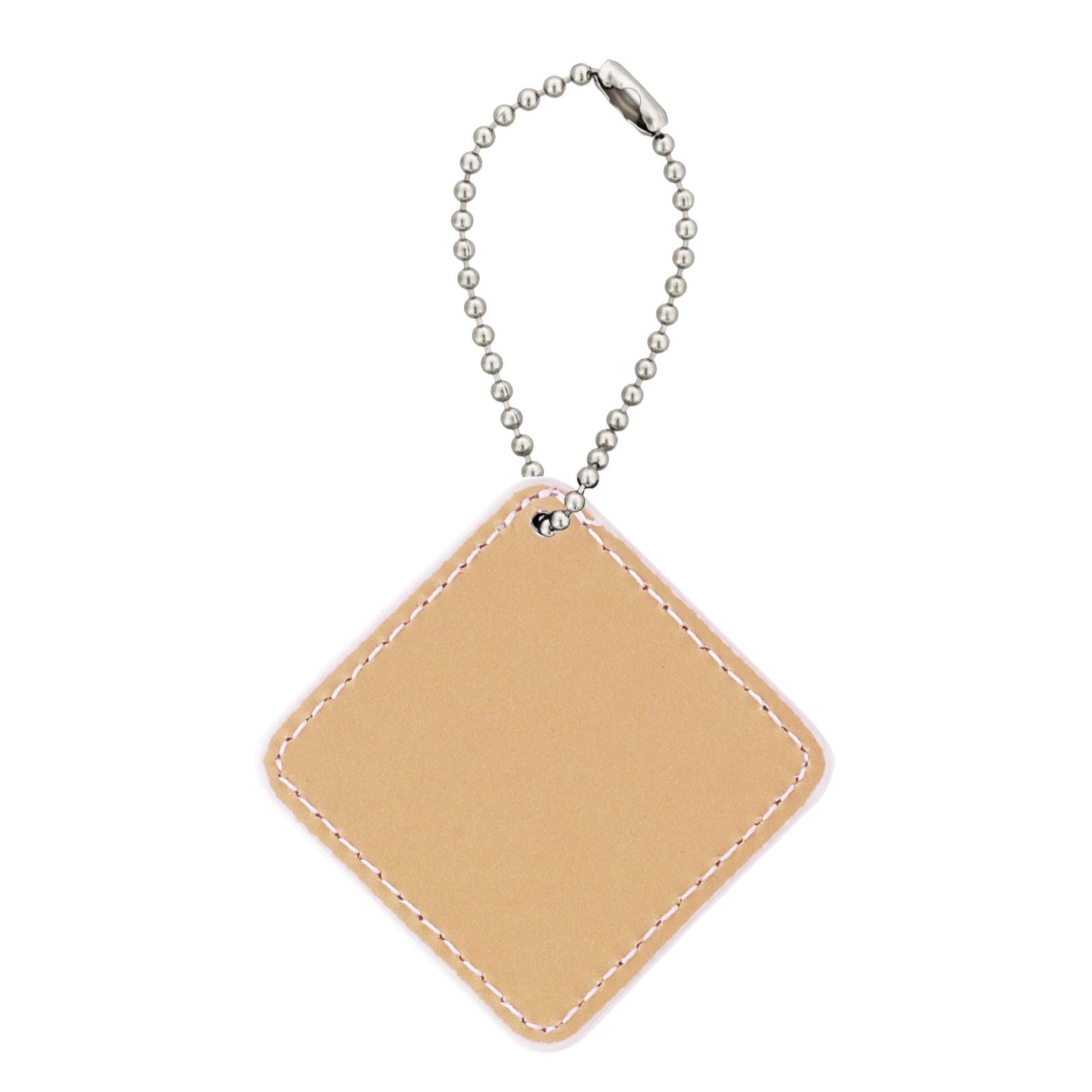 合皮レザー ミラープレートチャーム ひし形 （ミラー無し）