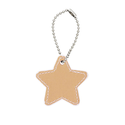 合皮レザー プレートチャーム 星型（ミラー無し）