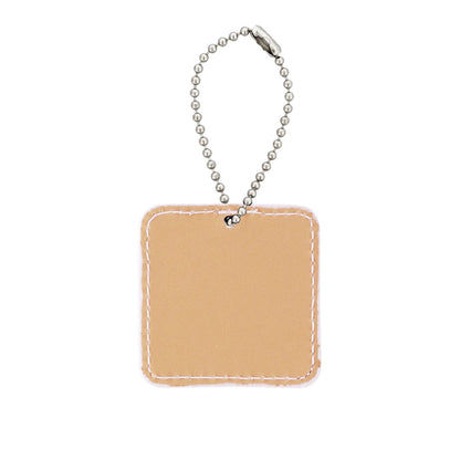 合皮レザー プレートチャーム 角型（ミラー無し）