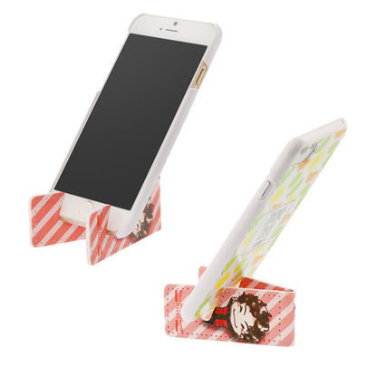 合皮レザー 折りたたみ スマホスタンド
